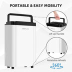 High Capacity Home Dehumidifier for Large Rooms