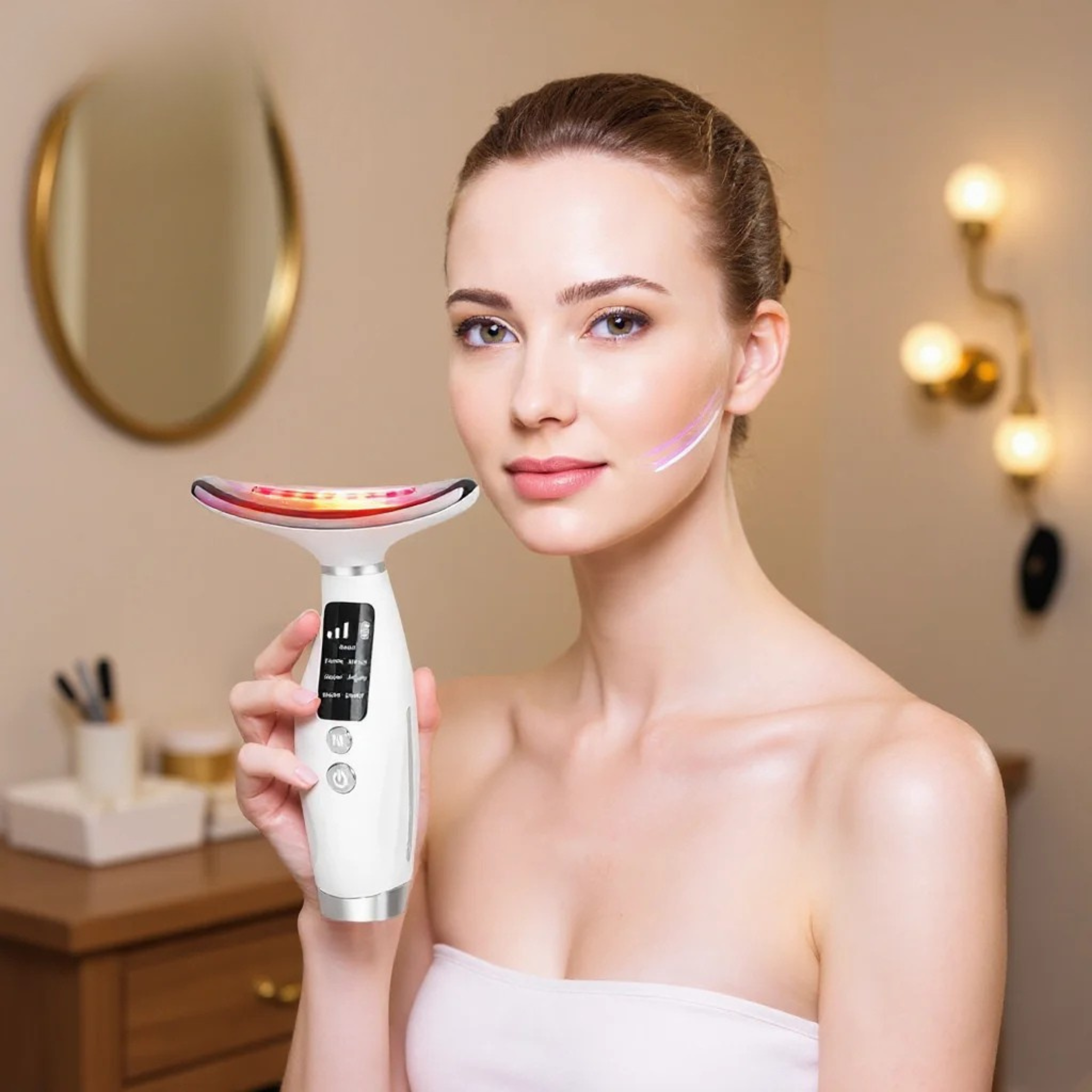 USB Rechargeable Facial Lift Massager Device