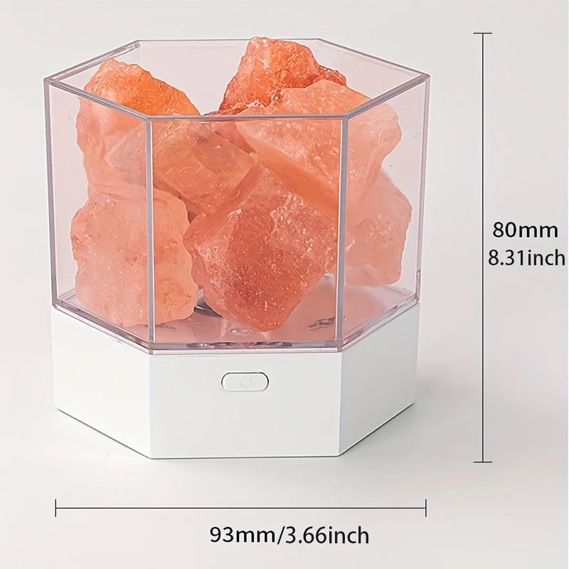 Himalayan Salt Rock LED Night Lamp USB