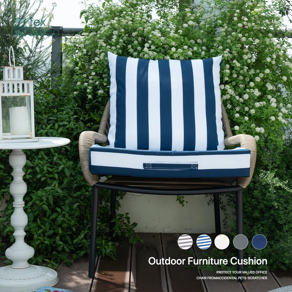 Waterproof Chaise Lounge Cushion for Outdoor Patio