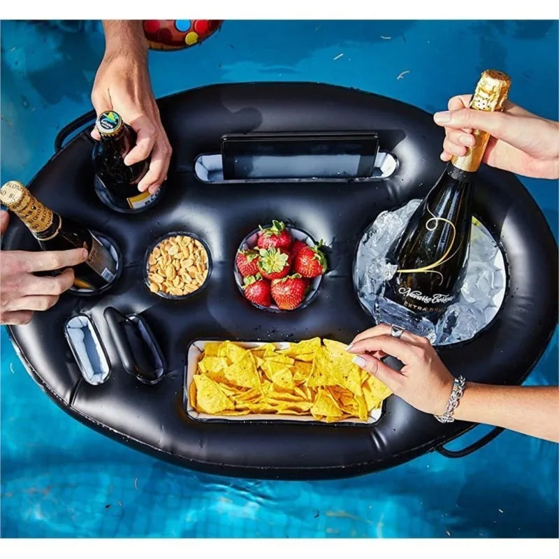 Inflatable Pool Drink Holder Floating Tray