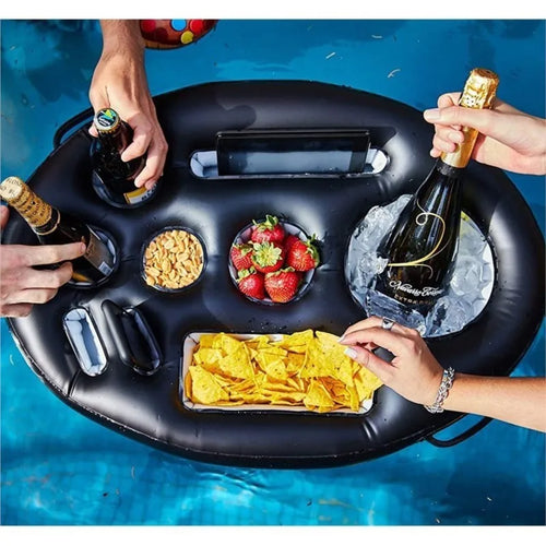 Inflatable Pool Drink Holder Floating Tray