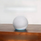 Smart Speaker with Clock Display and Voice Assistant