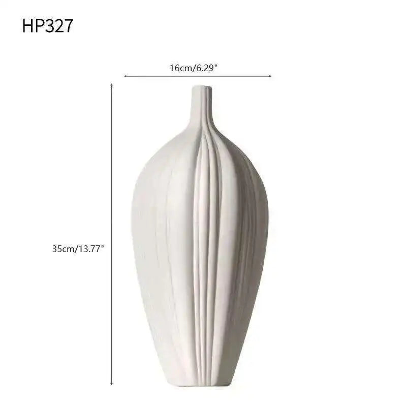 Nordic Ceramic Garlic Shape Decorative Vase