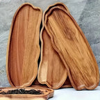 Japanese Style Acacia Wood Serving Tray