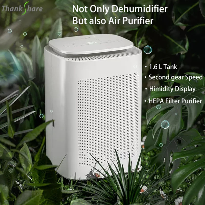 2-in-1 HEPA Air Purifier and Dehumidifier