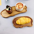 Japanese Style Acacia Wood Serving Tray