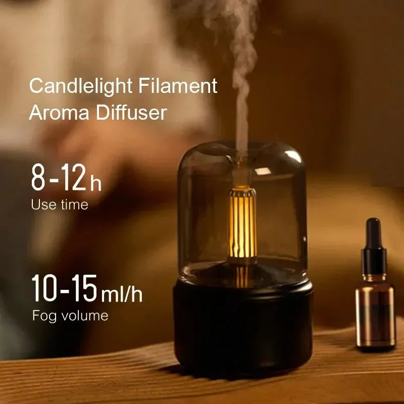 Portable USB Aroma Diffuser with Night Light