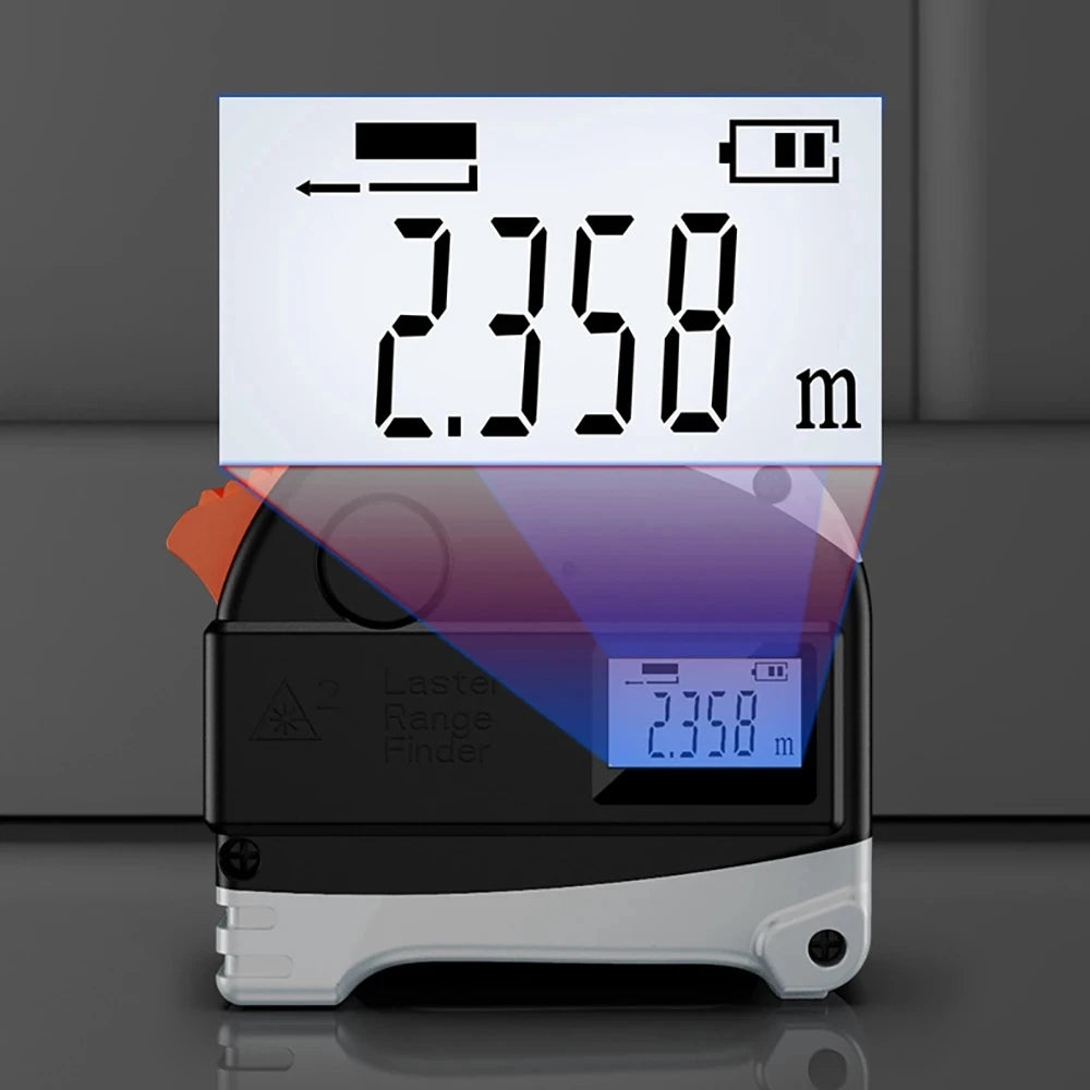 Digital Laser Tape Measure with LCD Display