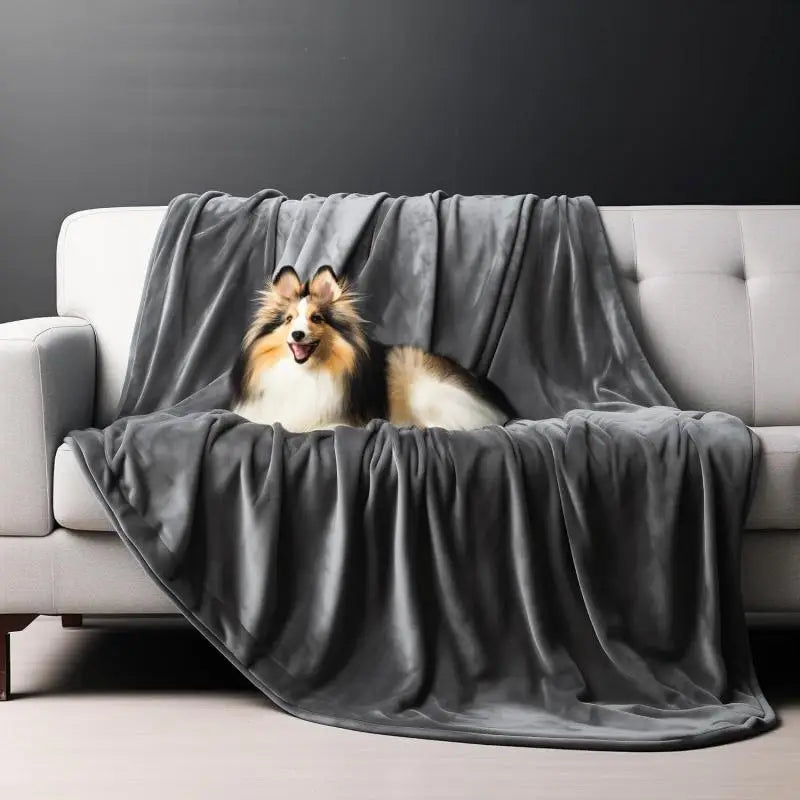 Waterproof Reversible Flannel Sofa & Bed Blanket