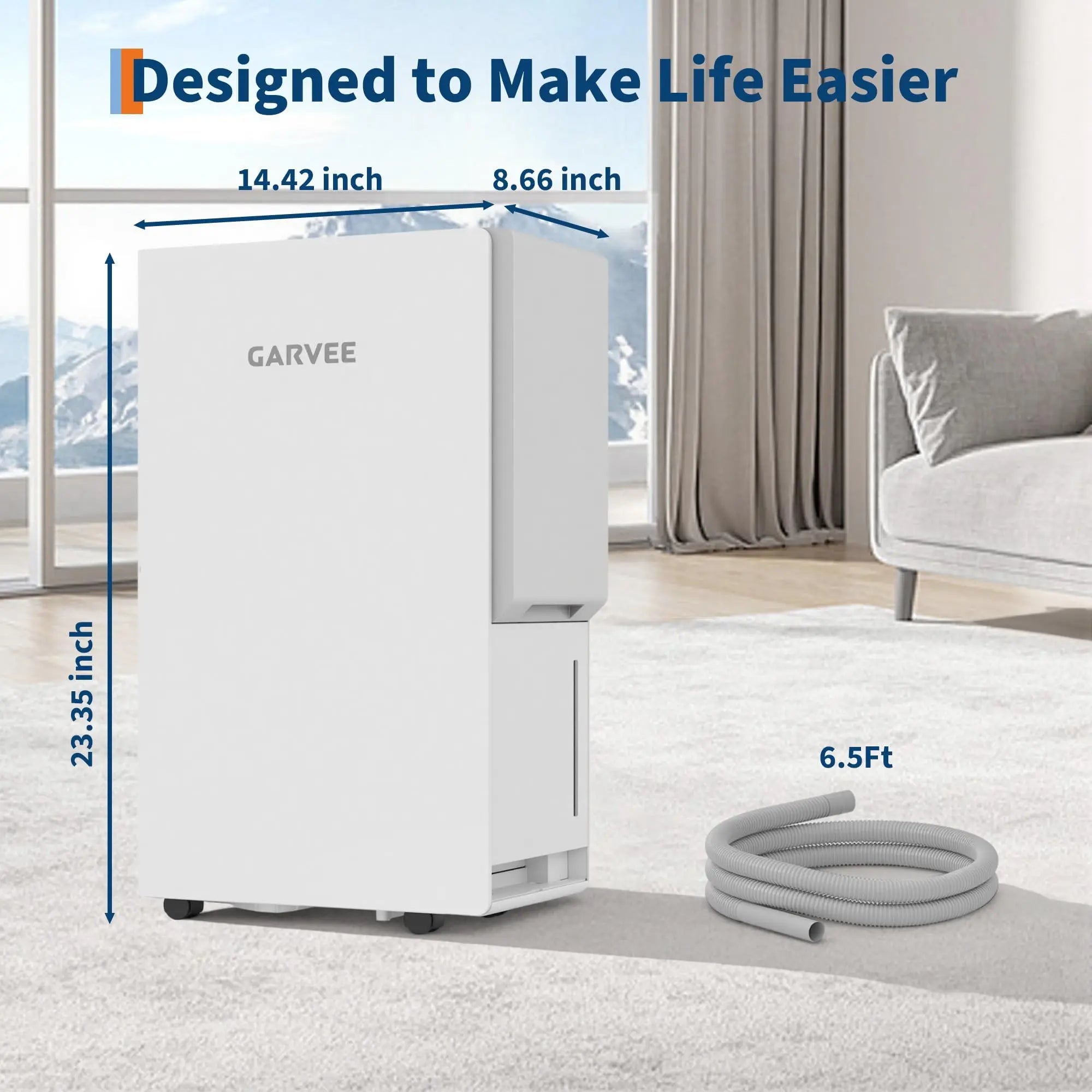 High Capacity 100 Pint Home Dehumidifier
