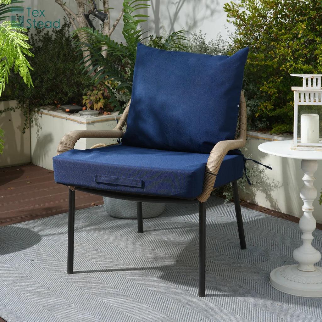 Waterproof Chaise Lounge Cushion for Outdoor Patio