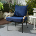 Waterproof Chaise Lounge Cushion for Outdoor Patio