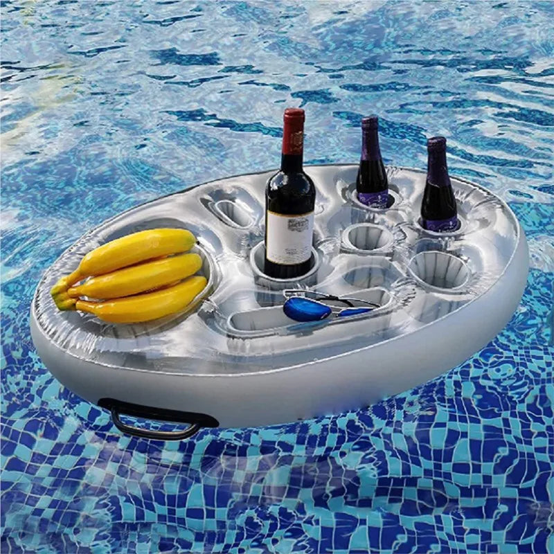 Inflatable Pool Drink Holder Floating Tray