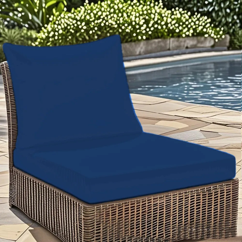 Waterproof Outdoor Seat and Back Cushion Set