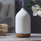 Ceramic Ultrasonic Essential Oil Diffuser with LED Light