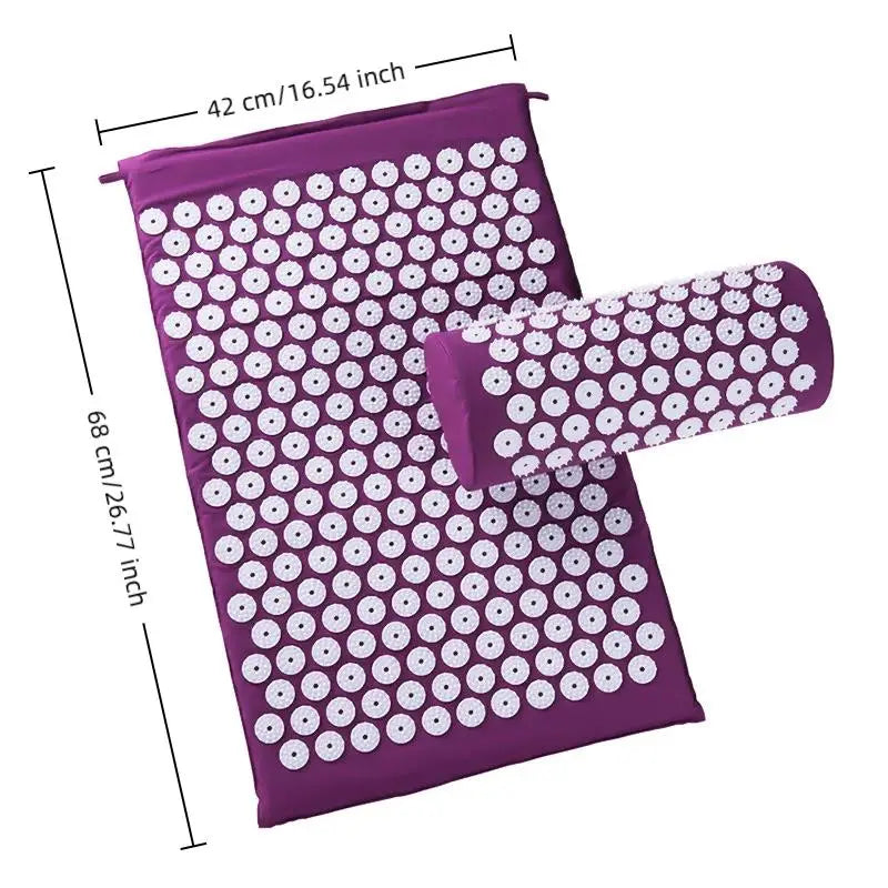 Acupressure Yoga Mat and Cushion Set