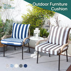 Waterproof Chaise Lounge Cushion for Outdoor Patio