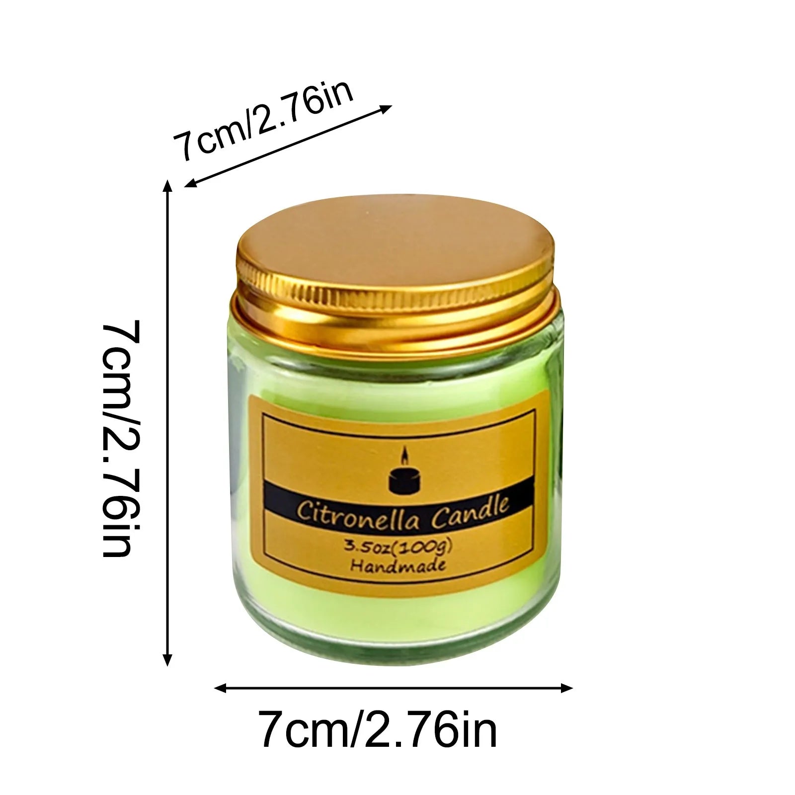 Citronella Scented Wax Candle