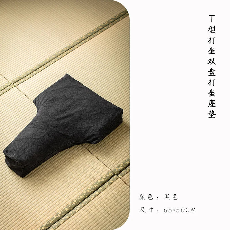 T-Shape Buckwheat Meditation Floor Cushion