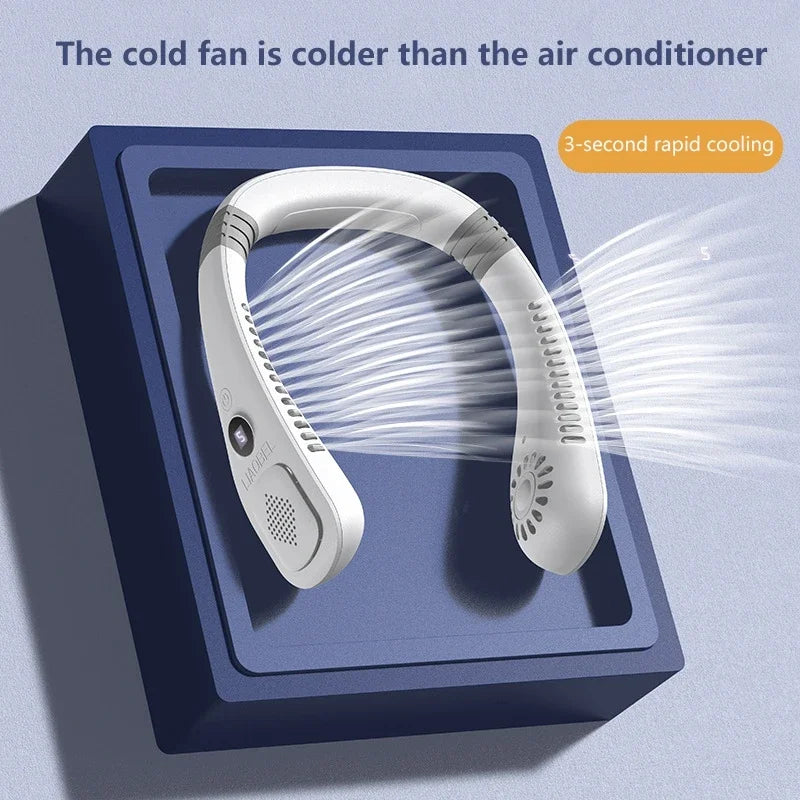 USB Rechargeable Bladeless Neck Fan Portable