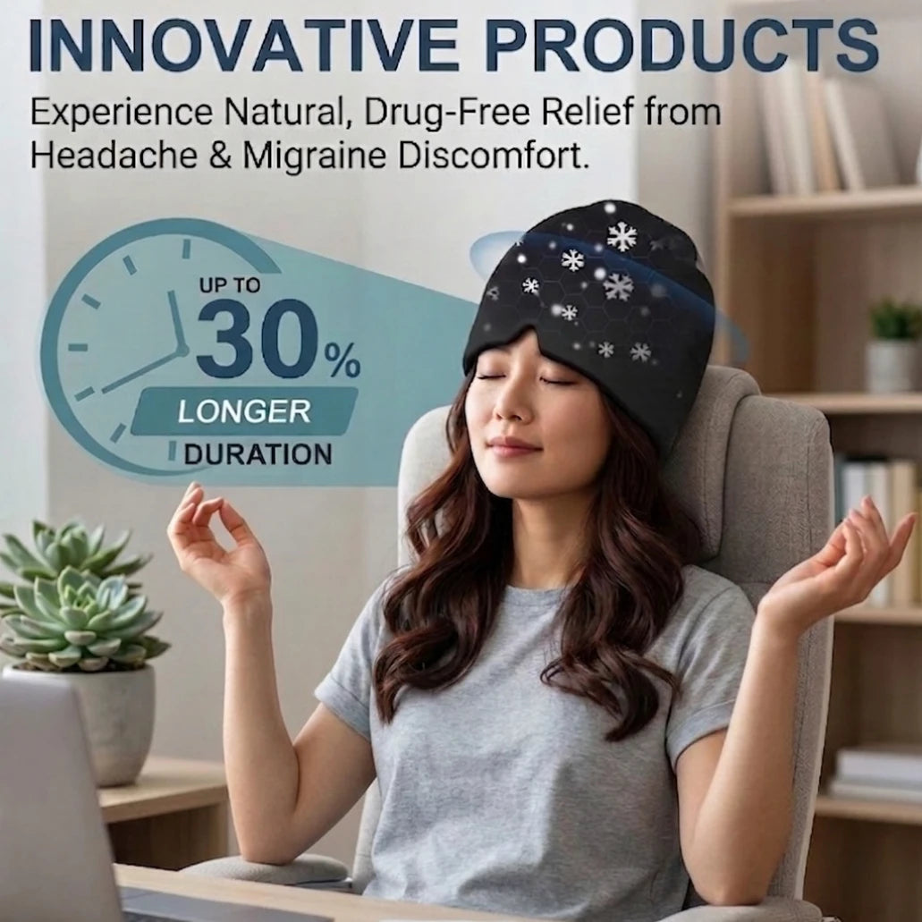 Cooling Gel Cold Compression Head & Eye Cap