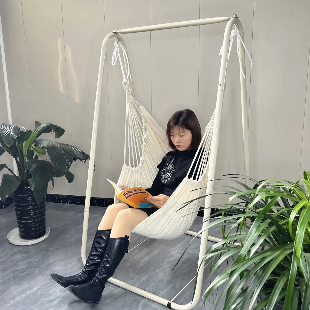 Portable Hammock with Stand for Camping & Outdoor