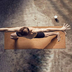 Non-Slip Cork Yoga Mat Extra Thick Large