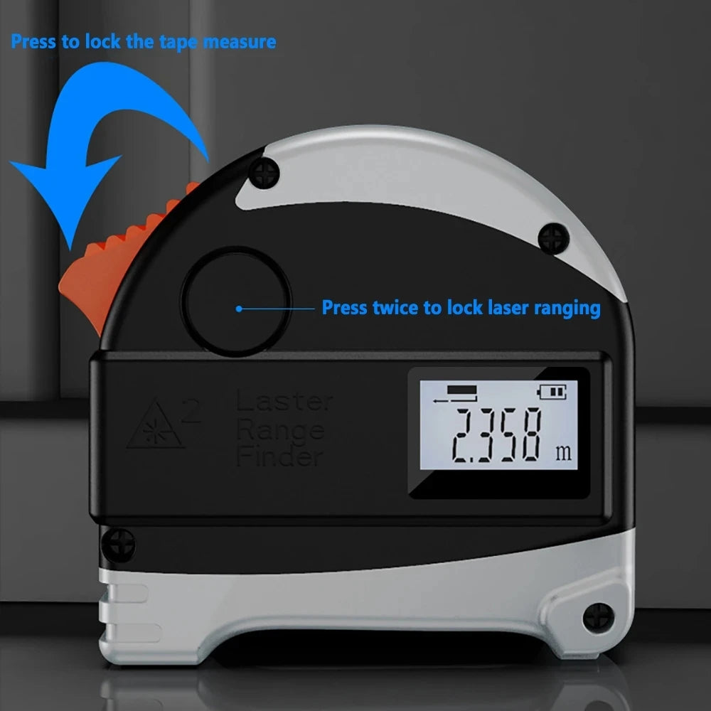 Digital Laser Tape Measure with LCD Display