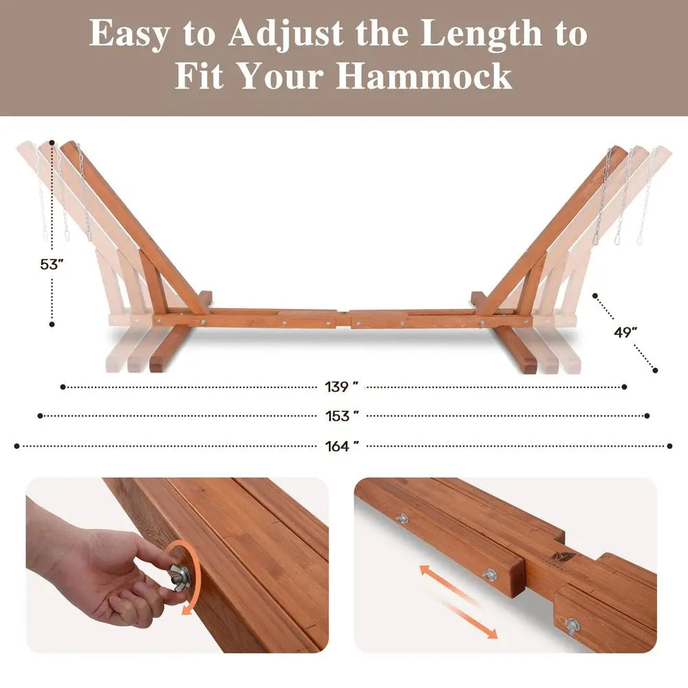 Portable Hammock with Stand for Outdoor Relaxation