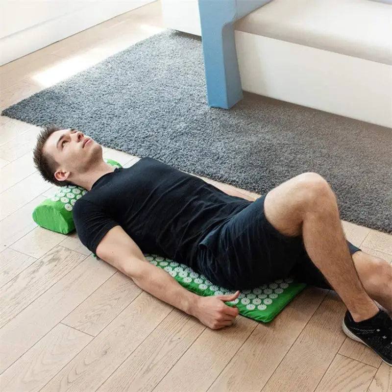 Acupressure Yoga Mat and Cushion Set