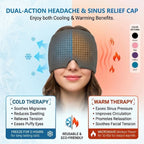 Cooling Gel Cold Compression Head & Eye Cap