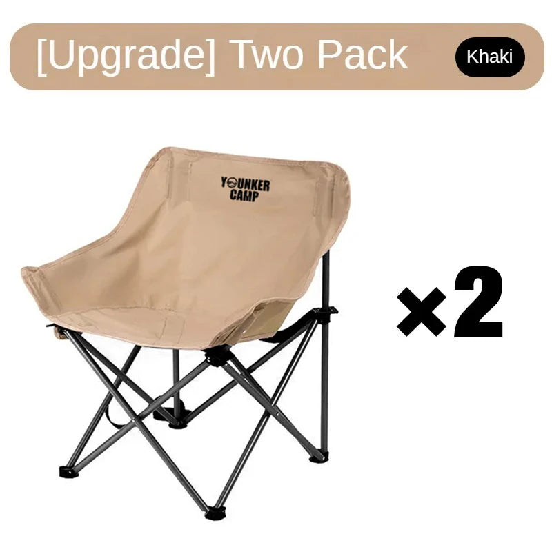 Portable Folding Moon Chair for Outdoor Use