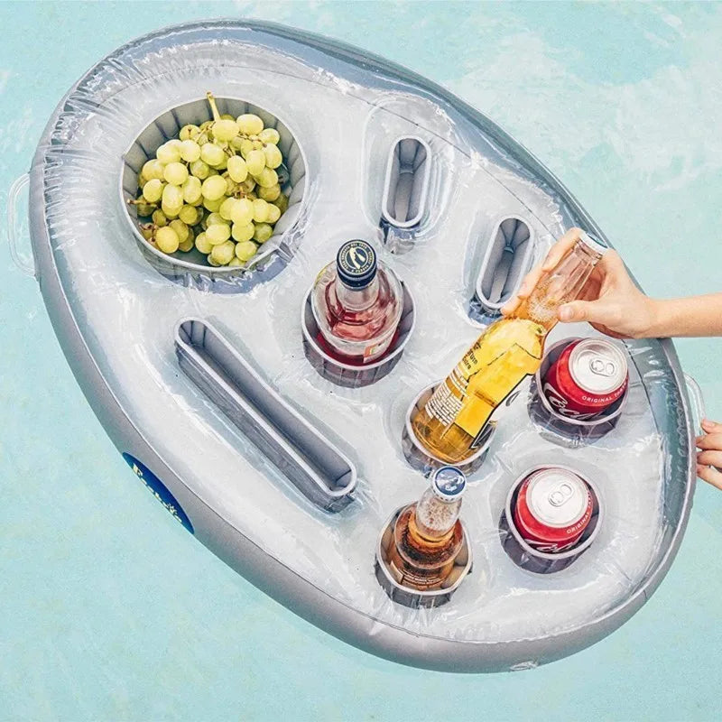 Inflatable Pool Drink Holder Floating Tray