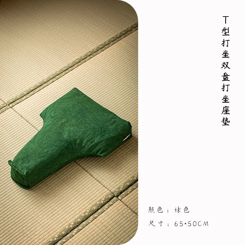 T-Shape Buckwheat Meditation Floor Cushion