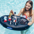 Inflatable Pool Drink Holder Floating Tray