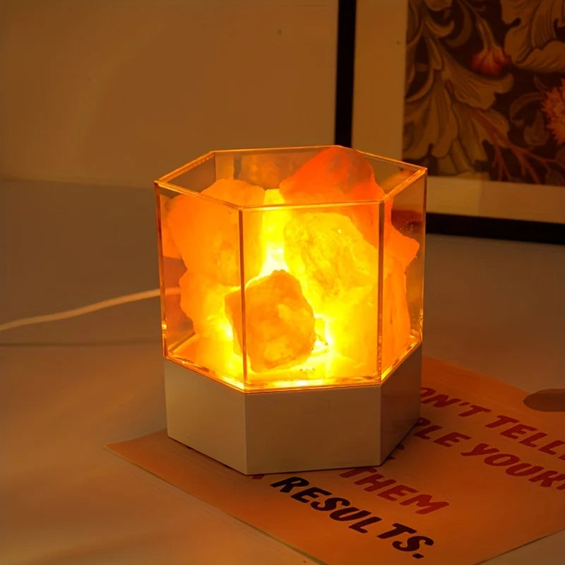 Himalayan Salt Rock LED Night Lamp USB