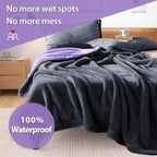 Waterproof Reversible Flannel Sofa & Bed Blanket