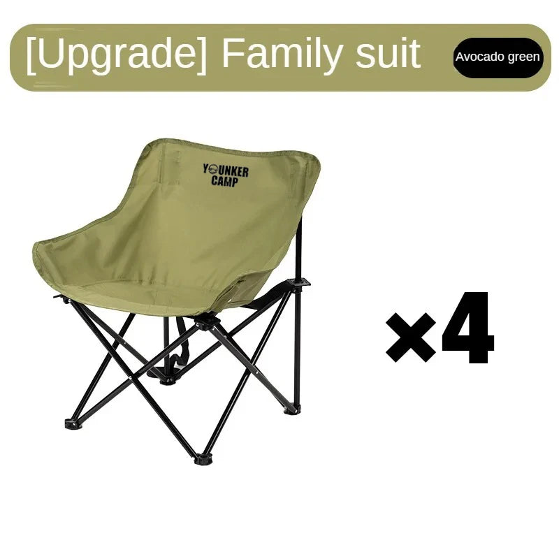 Portable Folding Moon Chair for Outdoor Use