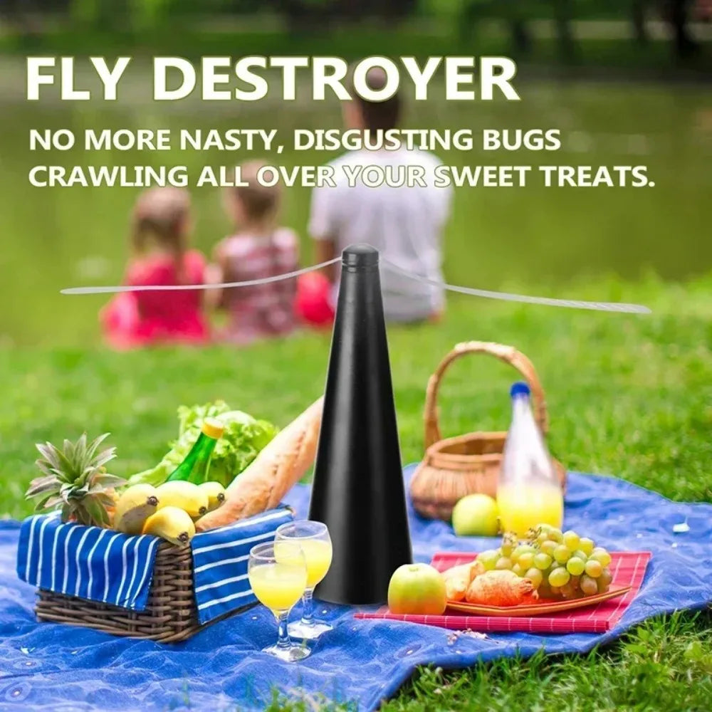 Tabletop Fly Repellent Fan for Food Protection