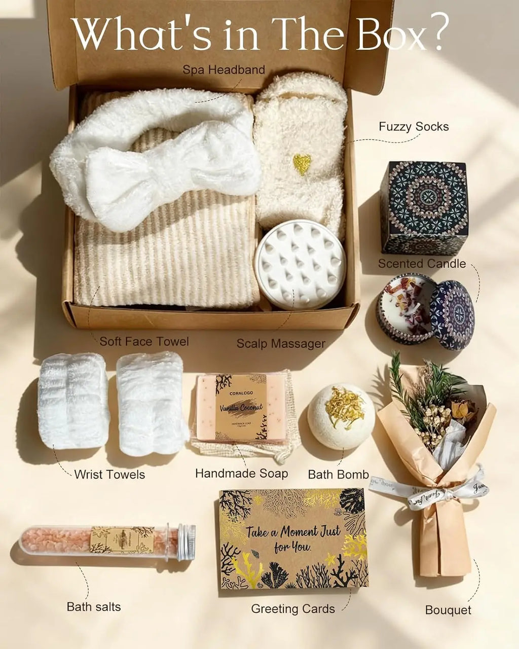 Luxury Self Care Spa Gift Set for Women 11pcs