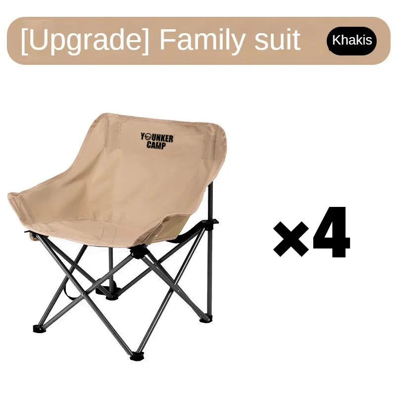 Portable Folding Moon Chair for Outdoor Use