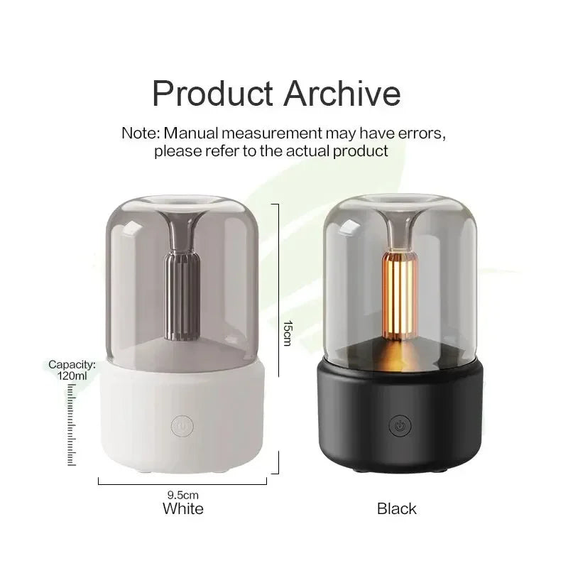 Portable USB Aroma Diffuser with Night Light