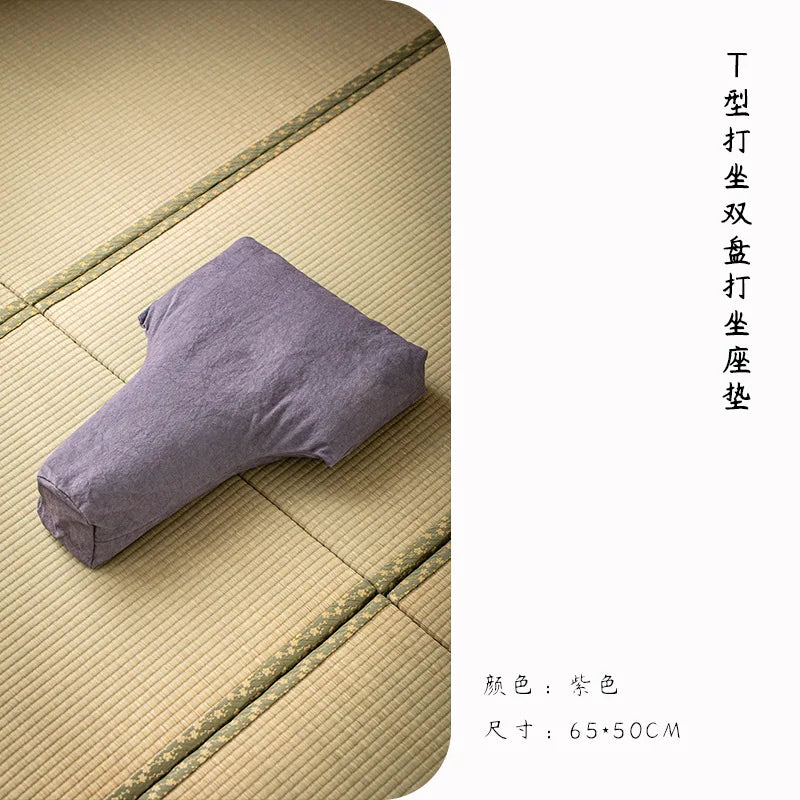 T-Shape Buckwheat Meditation Floor Cushion