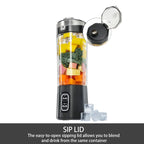 Portable USB Rechargeable Smoothie Blender Bottle