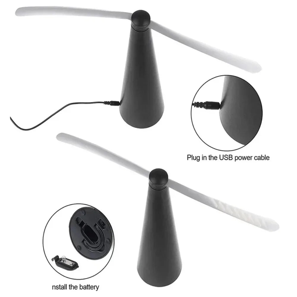 Tabletop Fly Repellent Fan for Food Protection
