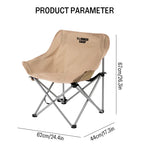 Portable Folding Moon Chair for Outdoor Use