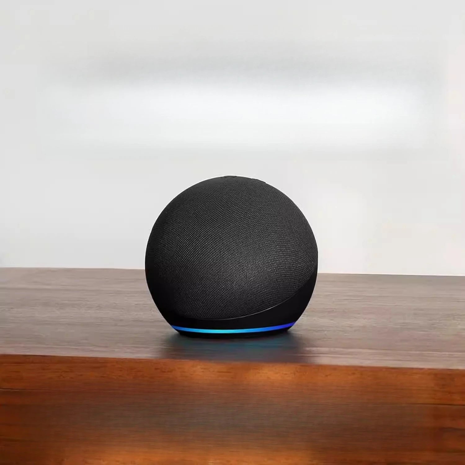 Smart Speaker with Clock Display and Voice Assistant